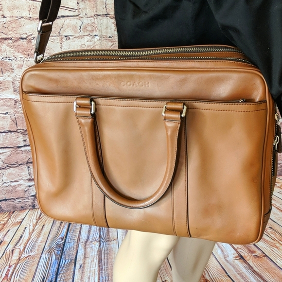 Coach Other - COACH BROWN LEATHER BRIEFCASE